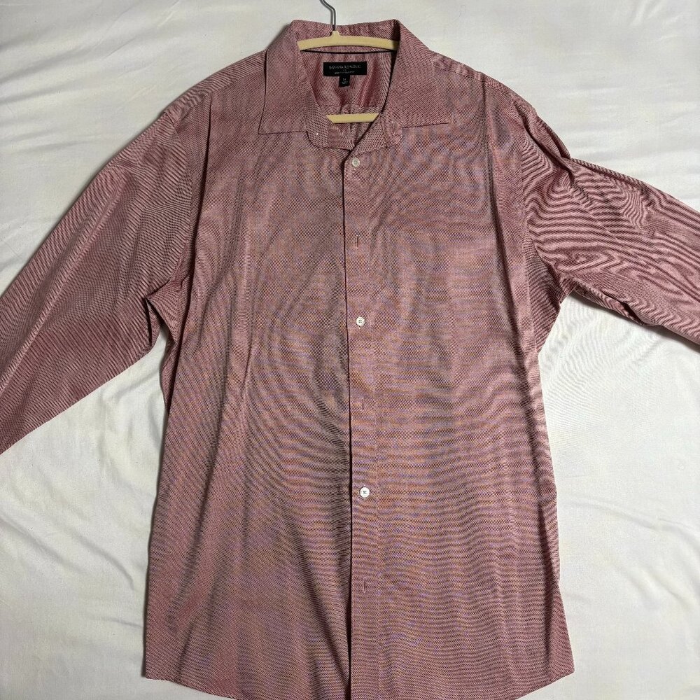 Red Banana Republic Long Sleeve Button-Down Dress Shirt - Size XL, Lightly Worn